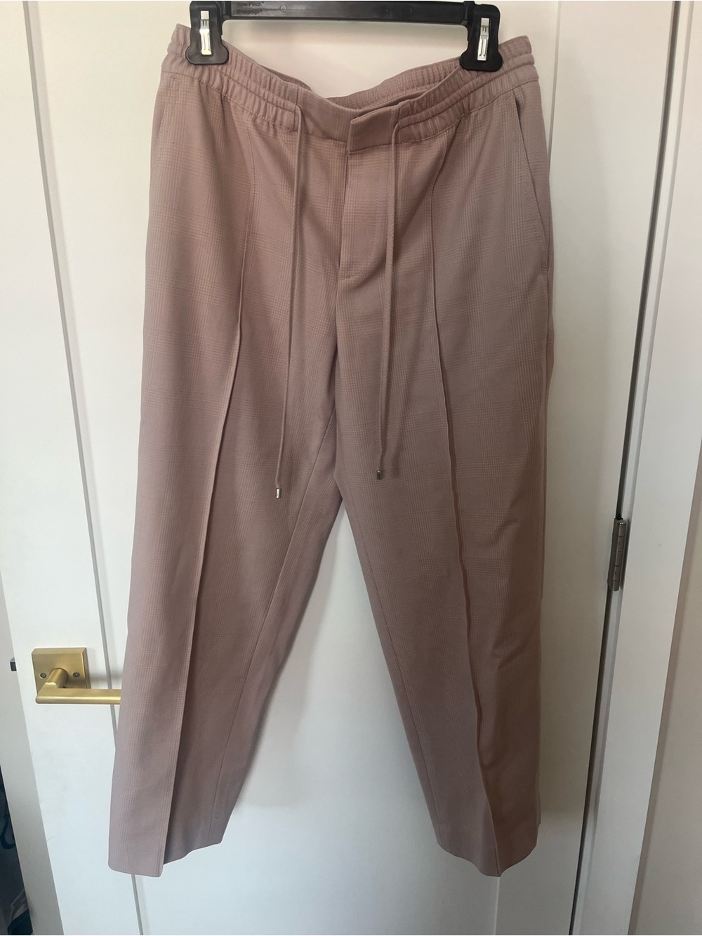Club Monaco Women's Dusty Rose Drawstring Joggers